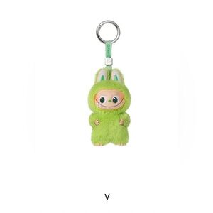 Labubu Pin For Love ‘V’ (Lime Green)